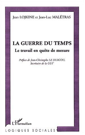 Cover for La guerre du temps