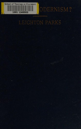 Cover for What is modernism?
