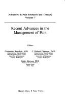 Cover for Recent advances in the management of pain