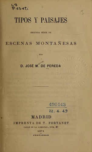 Cover for Tipos y paisajes