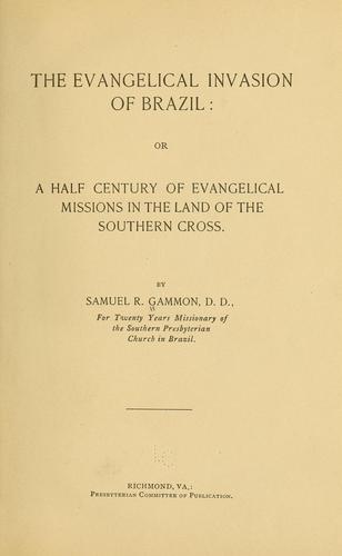 Cover for The evangelical invasion of Brazil...