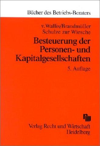 Cover for Besteuerung der Personen- und Kapitalgesellschaften.
