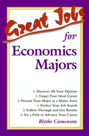 Cover for Great Jobs for Economics Majors