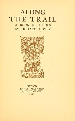 Cover for Along the trail