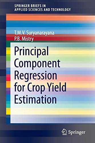 Cover for Principal Component Regression for Crop Yield Estimation