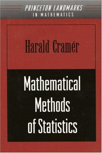 Cover for Mathematical methods of statistics
