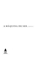 Cover for A máquina de ser