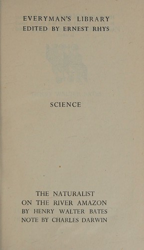 Cover for The Naturalist on the River Amazon (Everyman's Library)