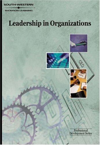 Cover for Leadership in Organizations