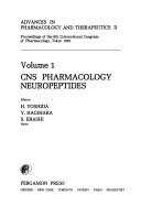 Cover for Cns Pharmacology, Neuropeptides