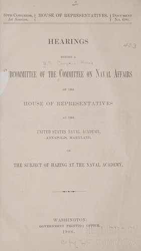 Cover for Hearings