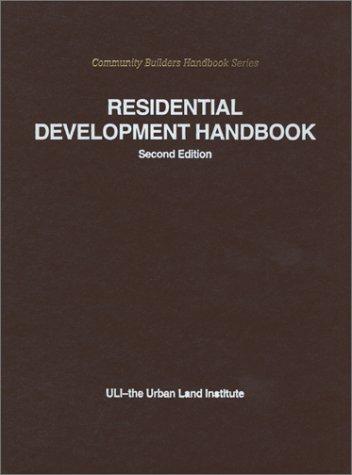 Cover for Residential development handbook