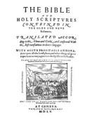 Cover for 1560 Geneva Bible