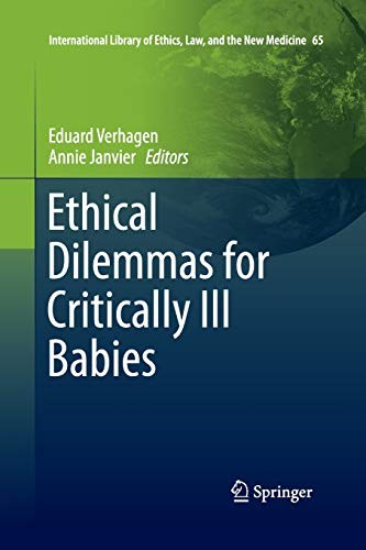 Cover for Ethical Dilemmas for Critically Ill Babies