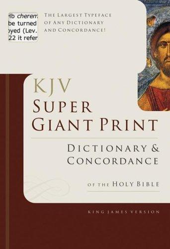 Cover for KJV Super Giant Print Dictionary & Concordance
