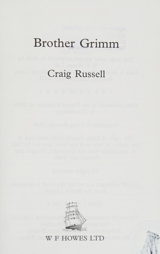 Cover for Brother Grimm