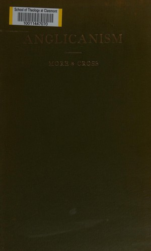 Cover for Anglicanism