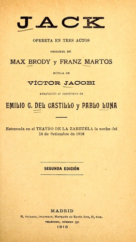 Cover for Jack