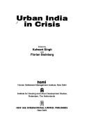 Cover for Urban India in crisis