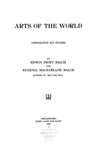 Cover for Arts of the world