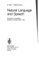 Cover for Natural Language and Speech