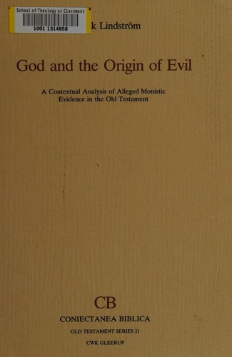 Cover for God and the origin of evil