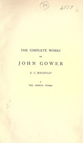 Cover for Complete works.