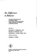 Cover for Sex Differences in Behavior