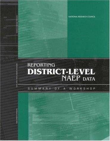 Cover for Reporting District-Level NAEP Data