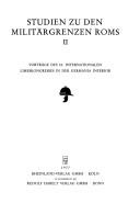Cover for Studien zu den Militärgrenzen Roms II