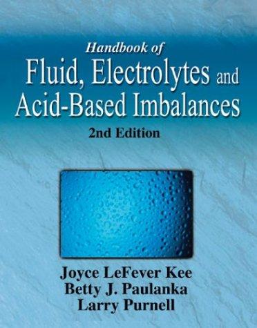 Cover for Handbook of Fluid, Electrolyte & Acid-Base Imbalances 2e