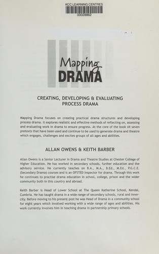 Cover for Mapping Drama