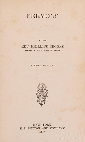 Cover for Sermons