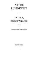 Cover for Tvivla, korsfarare!