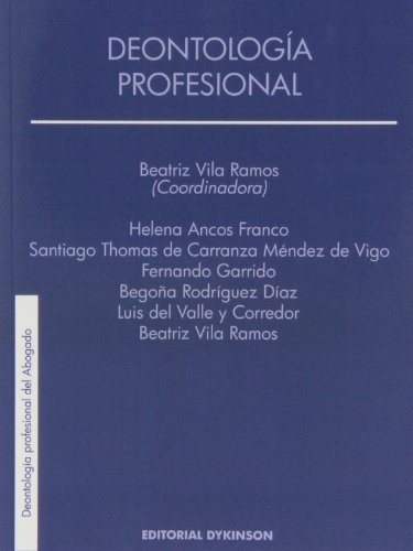 Cover for Deontología profesional