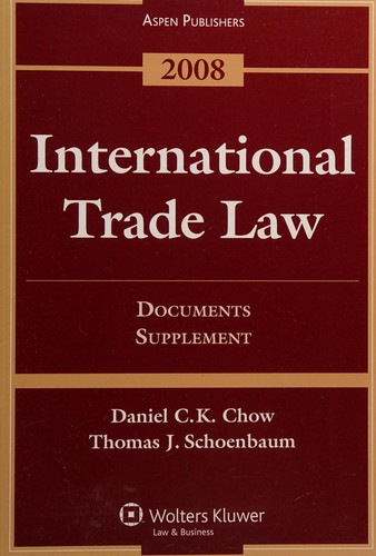 Cover for International Trade Law Documents Supplement