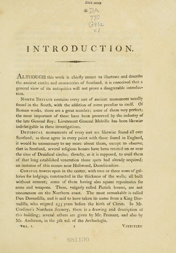 Cover for The antiquities of Scotland