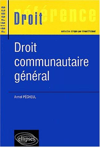Cover for Droit communautaire general