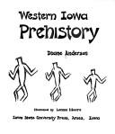 Cover for Western Iowa prehistory