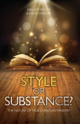 Cover for Style or Substance?