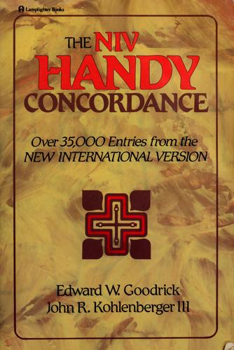 Cover for The NIV handy concordance