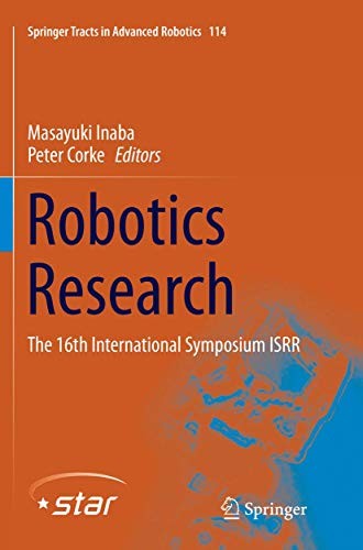 Cover for Robotics Research