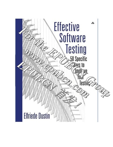 Cover for Effective software testing