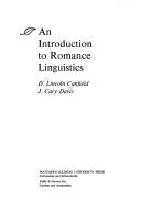 Cover for An introduction to Romance linguistics