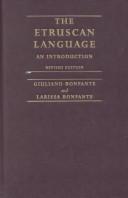Cover for The Etruscan language