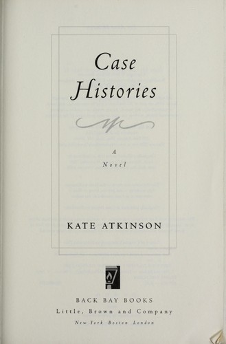 Cover for Case histories
