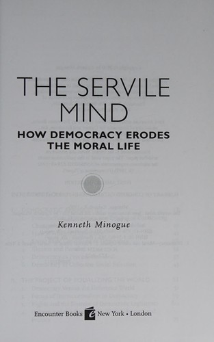 Cover for The servile mind