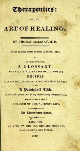 Cover for Therapeutics