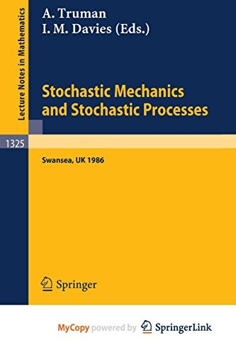 Cover for Stochastic Mechanics and Stochastic Processes