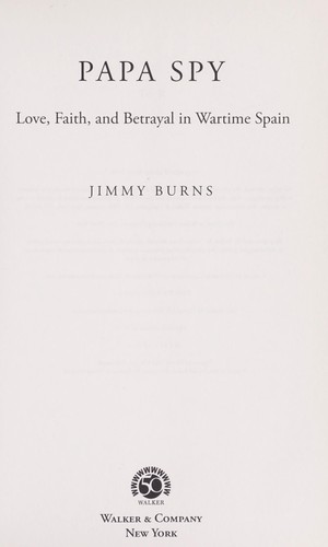 Cover for Papa spy